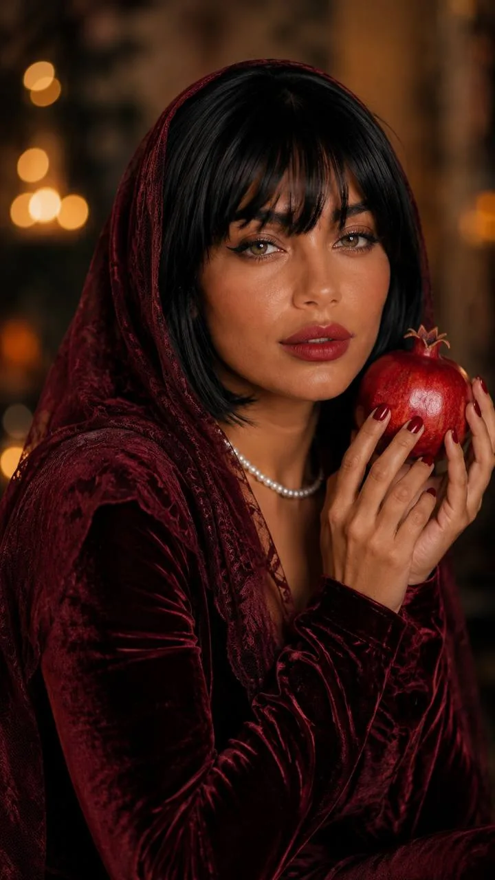 شب یلدا — Girly AI image prompt