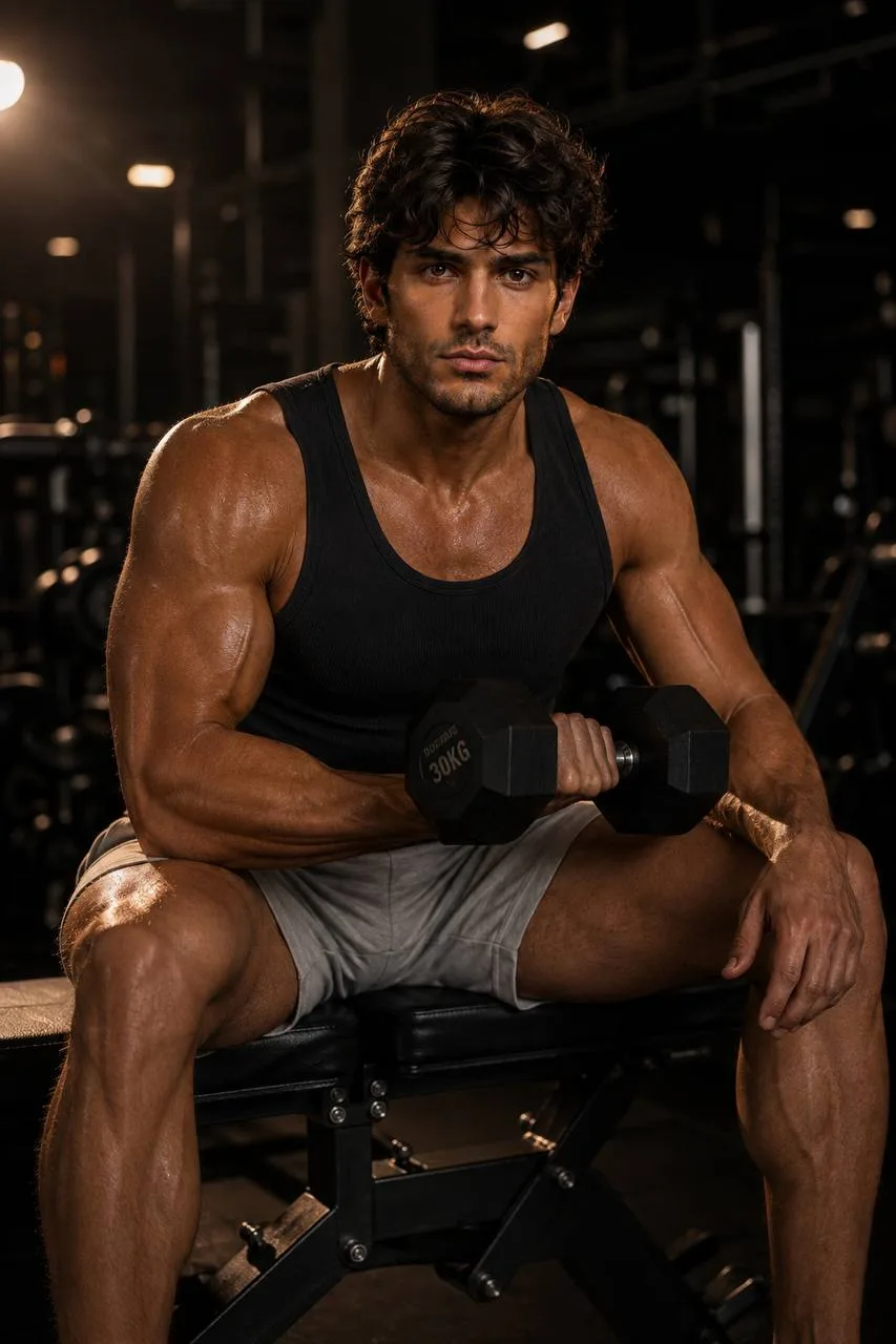 مرد ورزشکار — Fashion AI image prompt
