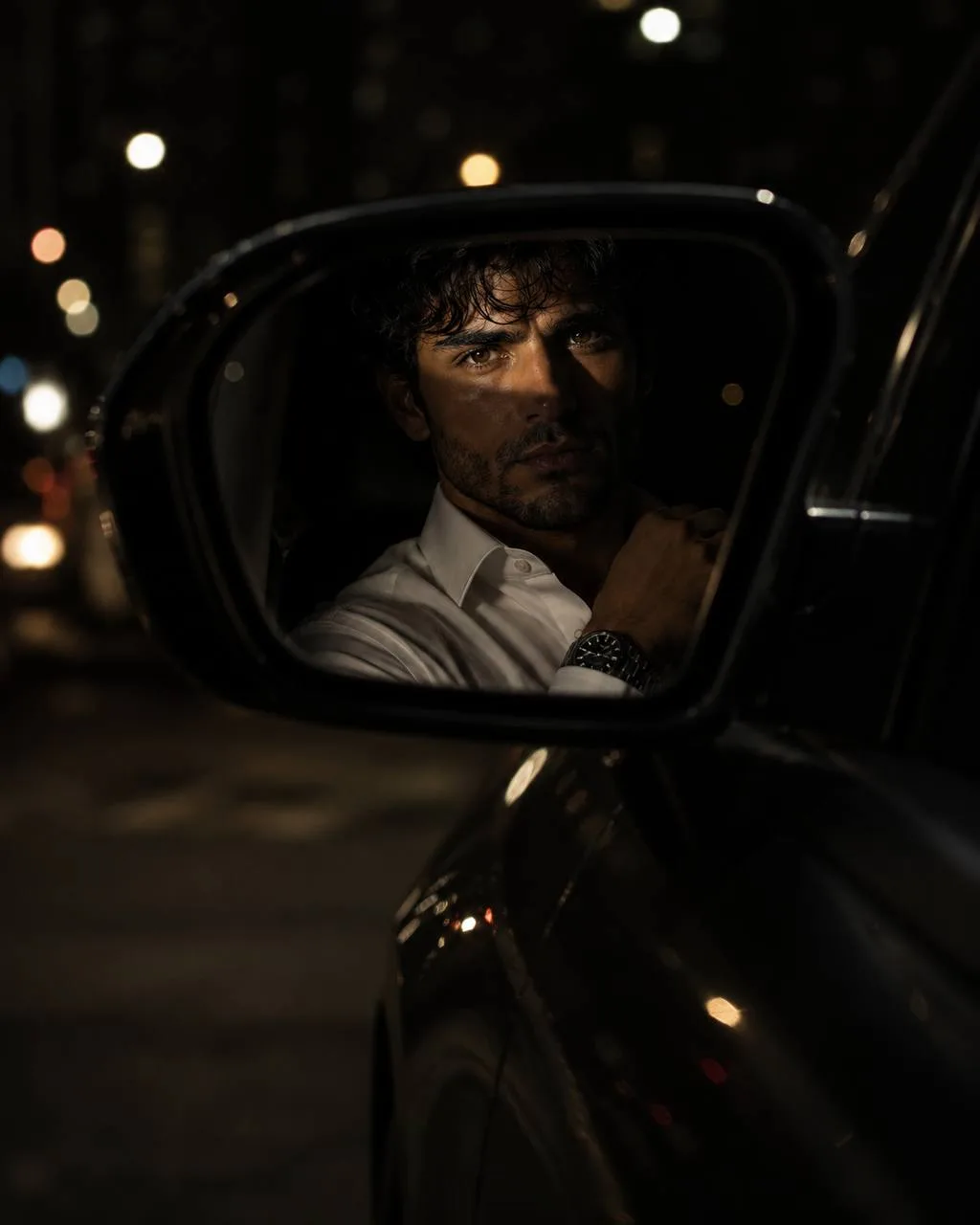 Car mirror — Fashion AI image prompt