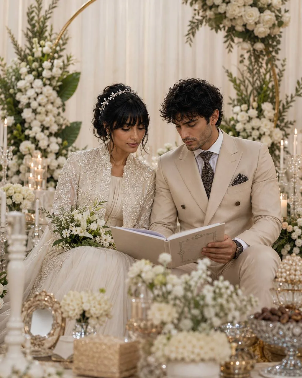 Marriage and Wedding — Partner AI image prompt