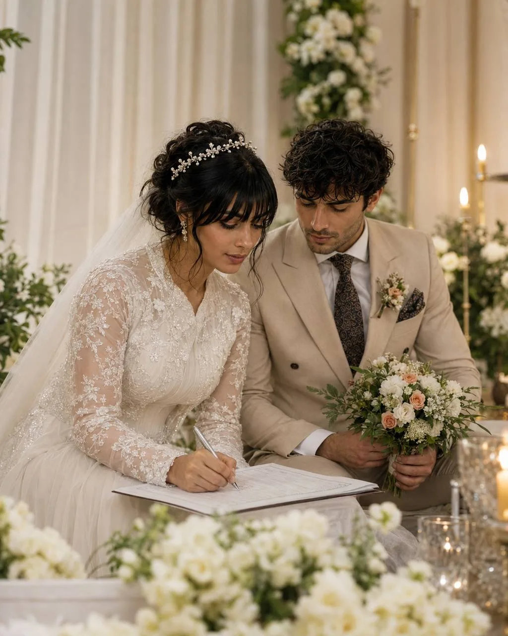 Marriage and wedding — Partner AI image prompt