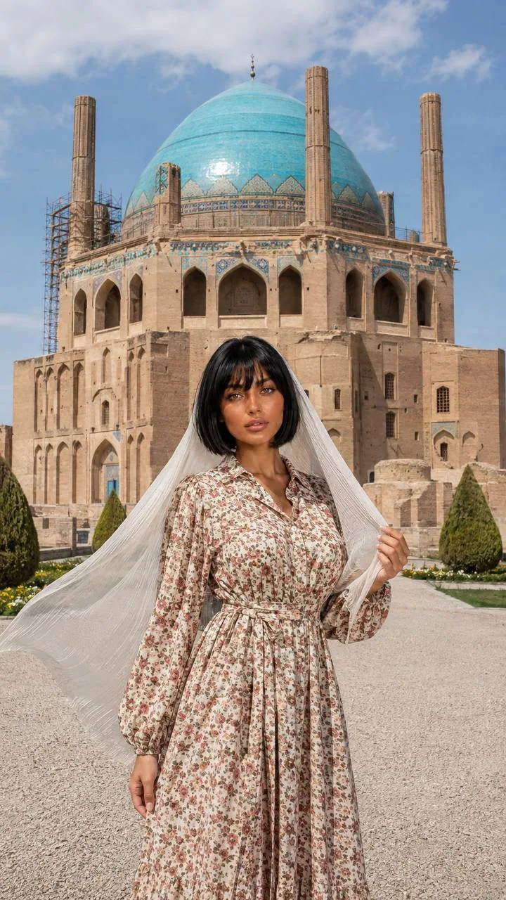 Dome of Soltaniyeh - Girl — Girly AI image prompt