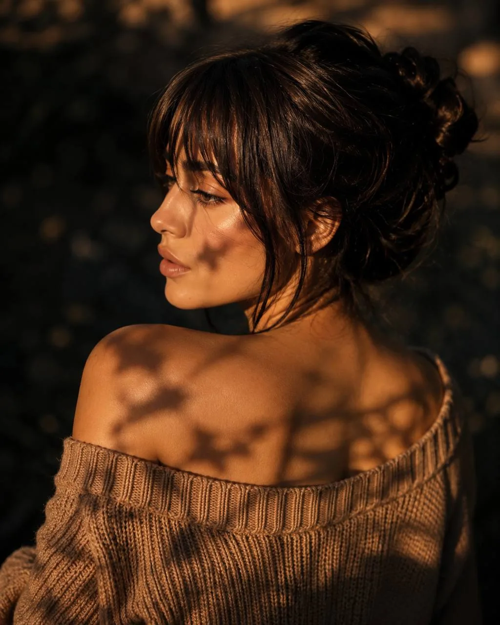 Waiting for sunset — Girly AI image prompt