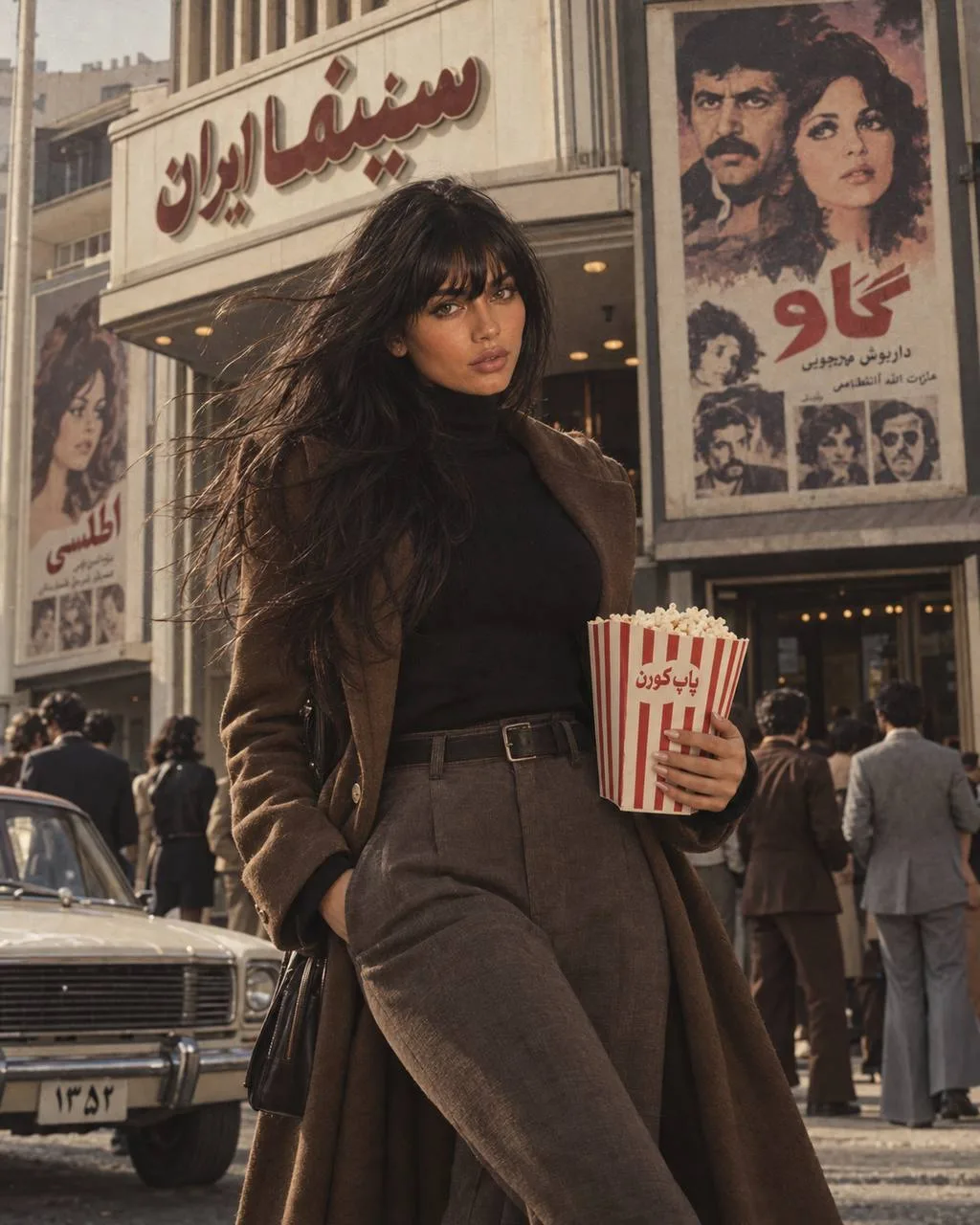 تهران قدیم (سینما) — Girly AI image prompt